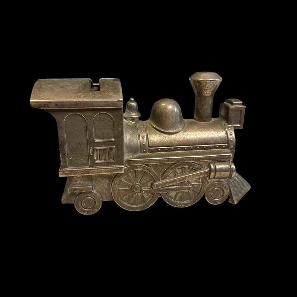 Vintage Brass Train Figurine